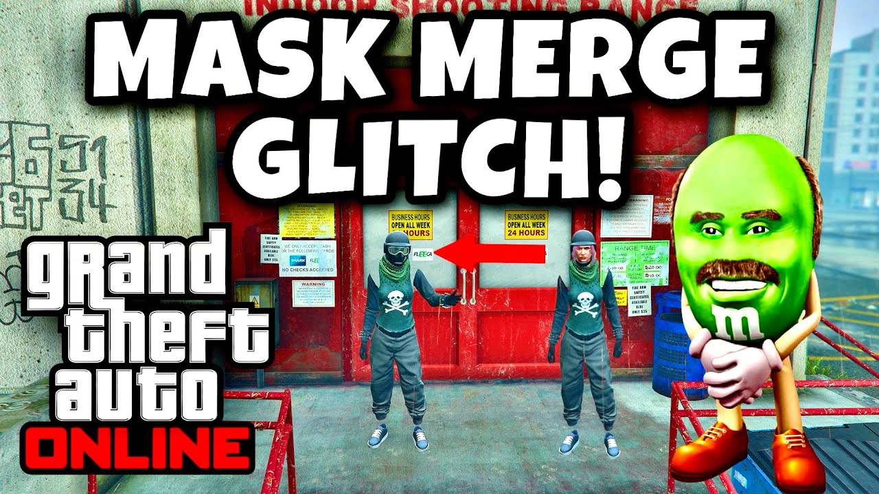 MASK MERGE GLITCH (MASK, HELMET/HAT, GLASSES) EASY! - GTA ONLINE *STILL WORKING*