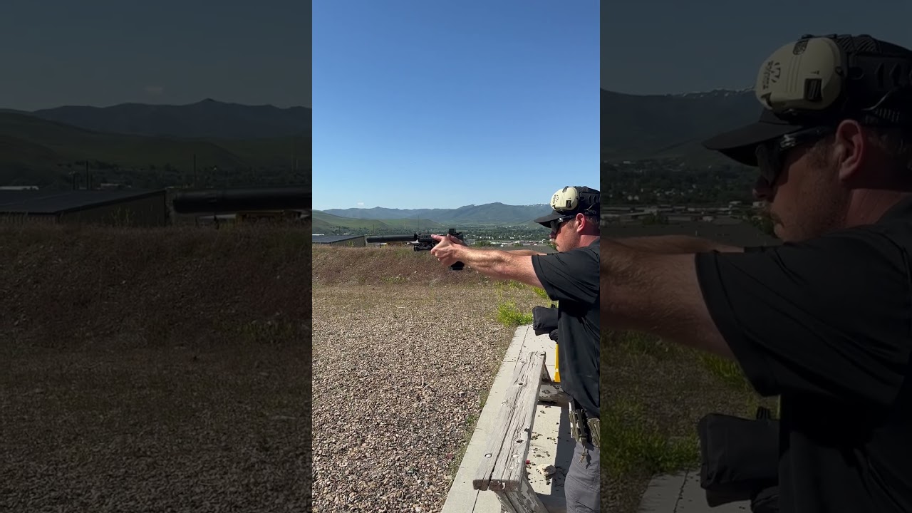 Canik Mete SFT Pro suppressed with a OSS RAD 45 suppressor. #gun #rangeday #shooting #pewpew