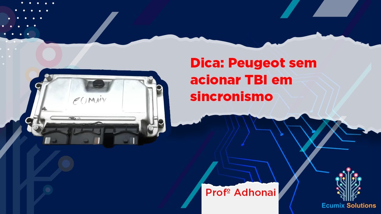 PEUGEOT - SEM ACIONAR TBI EM SINCRONISMO