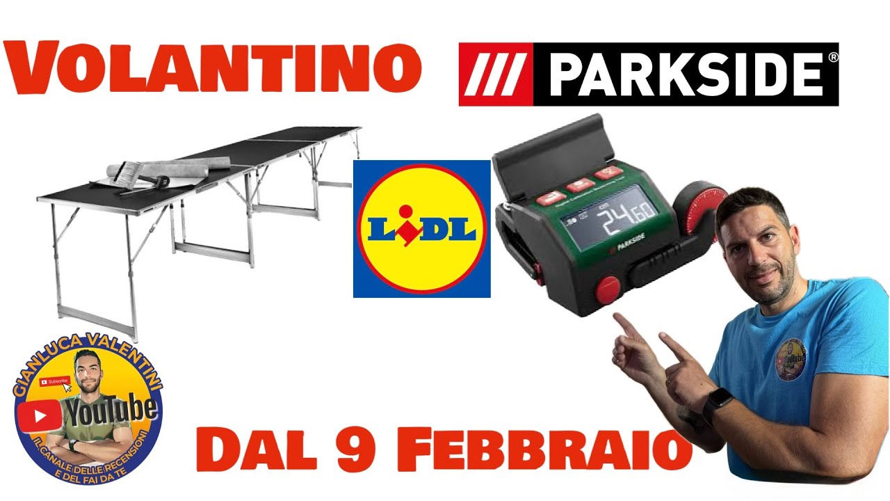 Volantino lidl parkside dal 9 febbraio