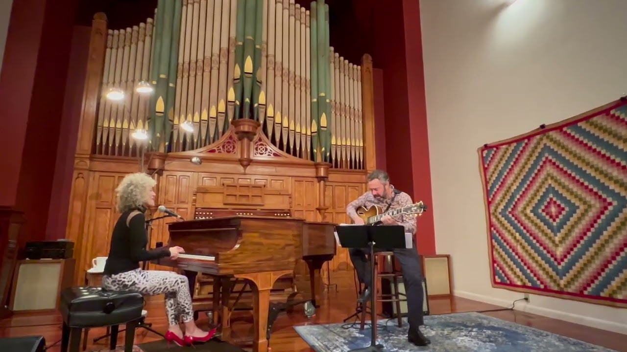 Judy Carmichael and Larry Koonse on some BLUES!