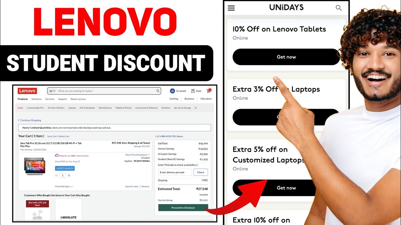 Lenovo Student Discount ₹10K? Complete Process | Lenovo Student Verification Step By Step Guide