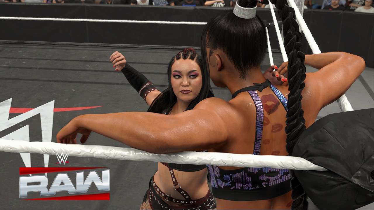 WWE2K26 RAW - RAW ELIMINATION CHAMBER QUALIFIER - BIANCA BELAIR VS ROXANNE PEREZ