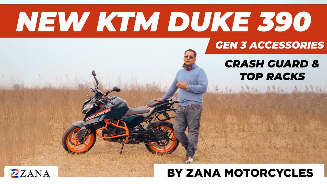 New KTM duke 390 gen 3 Accessories | 2024 ktm duke 390 gen 3 | Zana Motorcycles