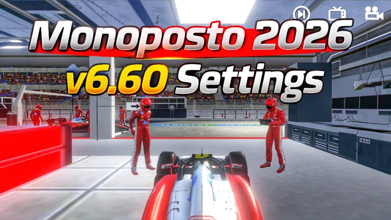 Monoposto 2026 v6.60 Settings! 