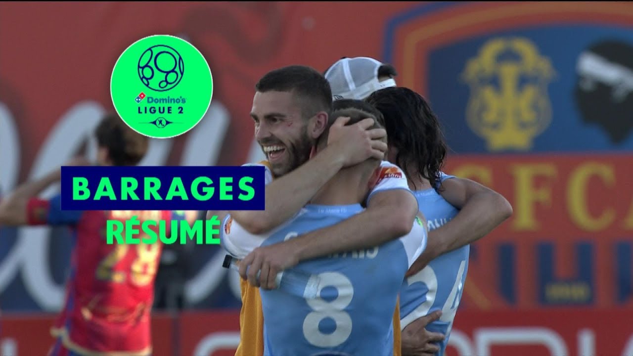 Gazélec FC Ajaccio - Le Mans FC ( 0-2 ) - Résumé - (GFCA - LEMANS) / 2018-19