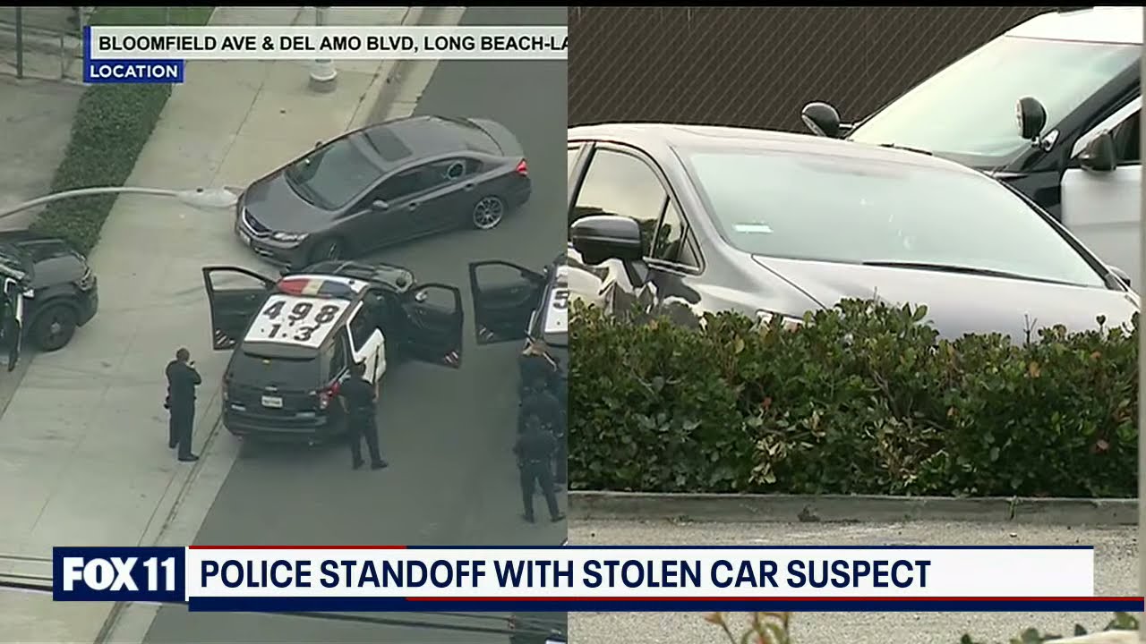 SkyFOX over two police chases in LA County