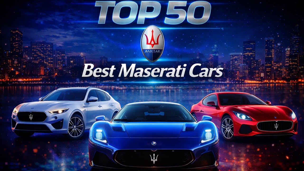 Top 50 Maserati Cars Ever Made | From Classics to Supercars