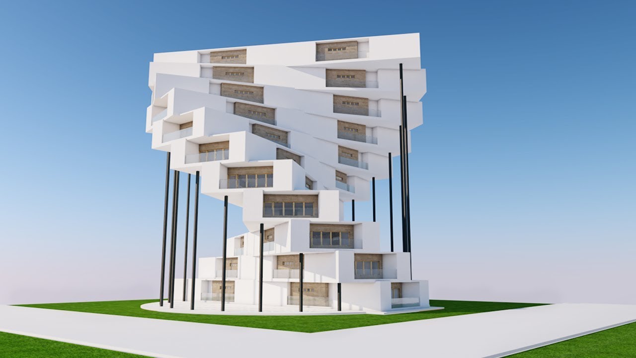 New Archicad 23 Design Spiral Building Speed modellin