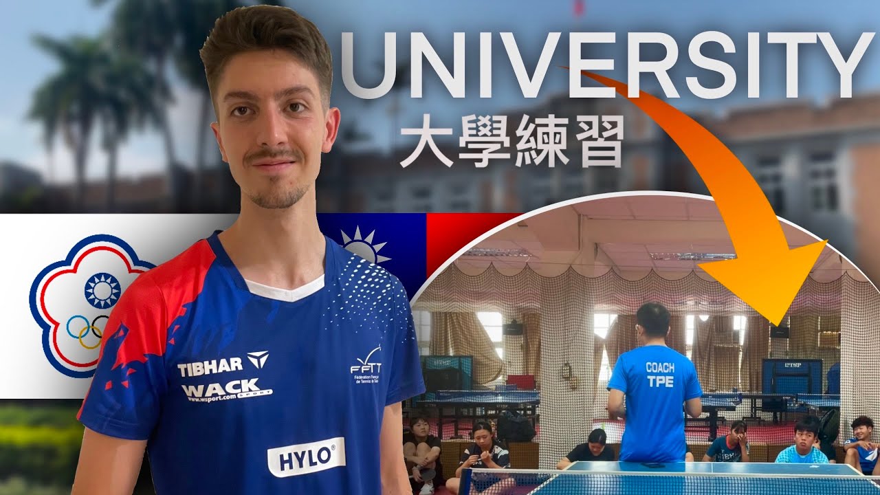 A Day at a Taiwanese University Table Tennis Practice
