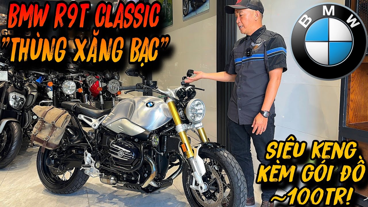 BMW R9T “THÙNG XĂNG NHÔM” KÈM GÓI ĐỒ CHƠI CHẤT LƯỢNG SIÊU KENG VÀ CẬP NHẬT LOẠT XE MỚI VỀ PHỤC VỤ AE