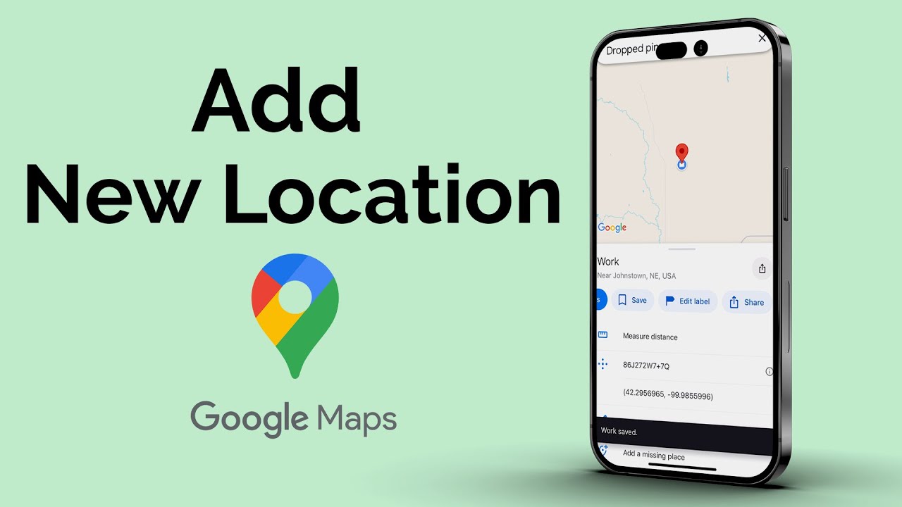 Как добавить новое местоположение на Google Maps?