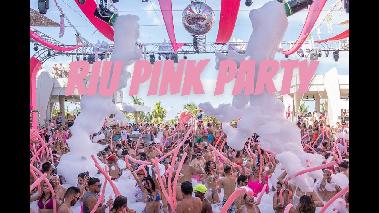Riu Pink Party Punta Cana (Riu Republica) Pool Party
