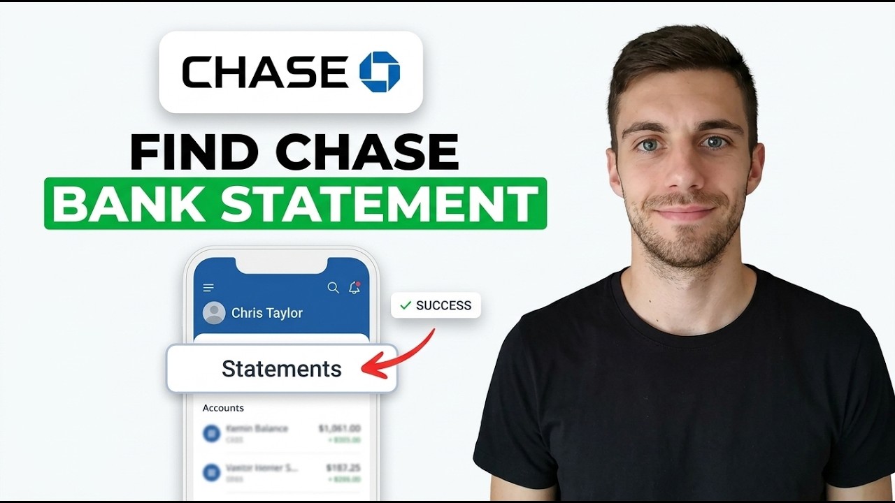 How to Find Chase Bank Statement Online 2026 (Simple Guide)