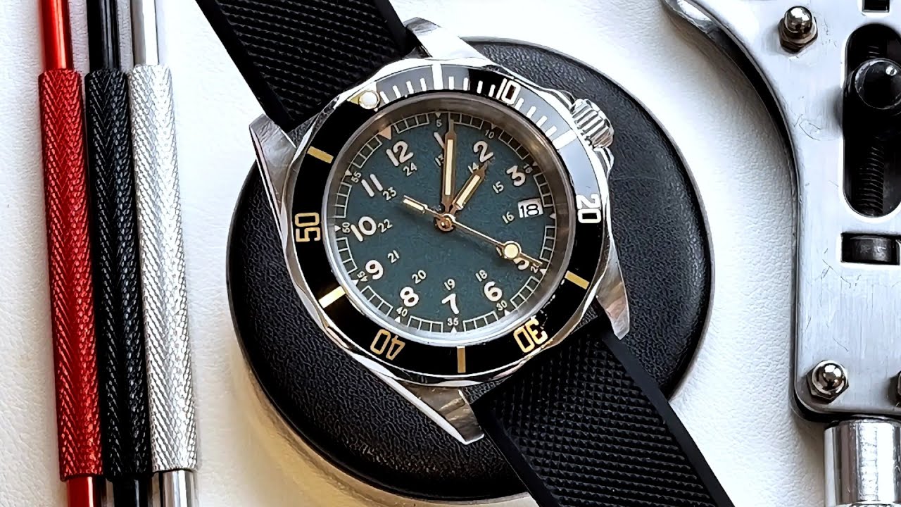 Let's Build a Vintage Dive Watch - DIY Watchmaking Under $100