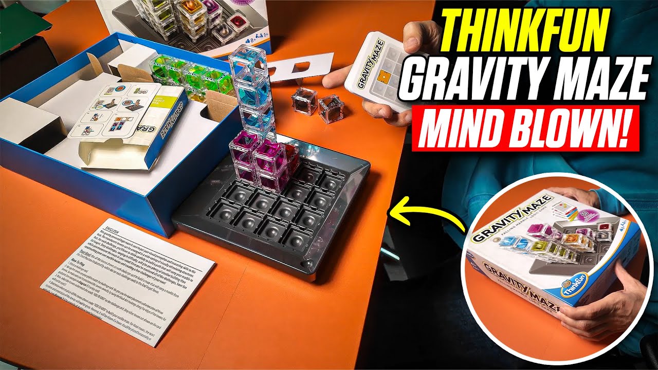 Распаковка и первые впечатления — игра-головоломка ThinkFun Gravity Maze