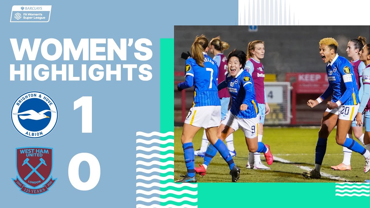 WSL Highlights: Albion 1 West Ham 0