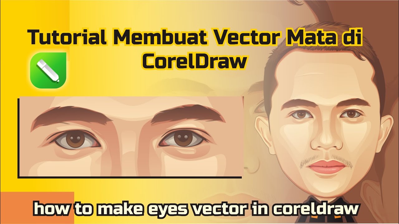 Tutorial Membuat Vector Mata di CorelDraw - Vector Art