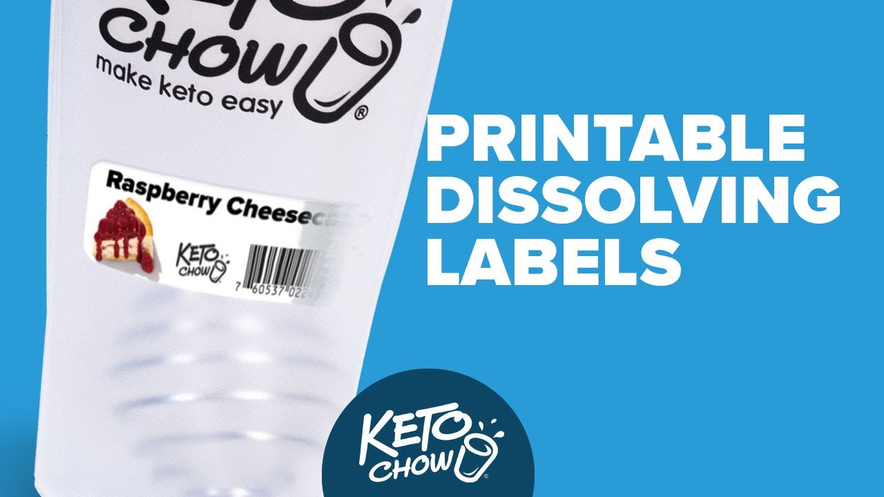 Making Dissolvable Flavor Labels for Keto Chow