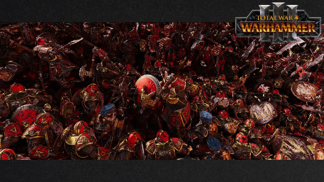 THE ALLIANCE VS GREENSKINS : BATTLE OF VAUL'S ANVIL - TOTAL WAR : WARHAMMER 3 CINEMATIC BATTLE
