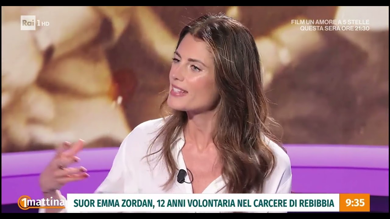 Suor Emma Zordan a Unomattina Rai1 2026 03 11