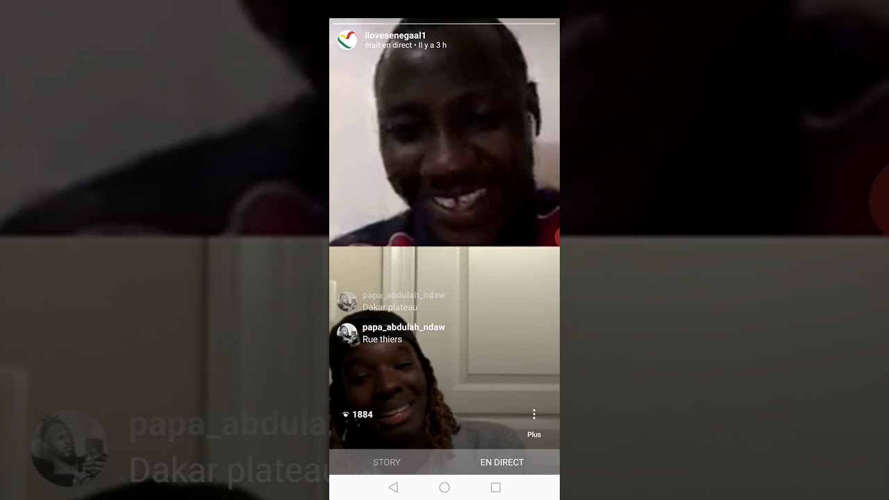 Léna niang et Big Taf sur I love sénégal