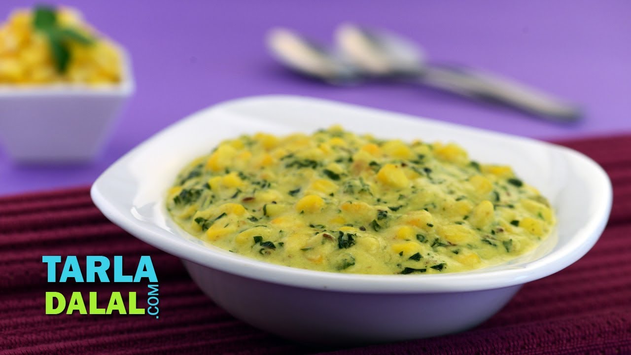 Methi Makai Subzi by Tarla Dalal