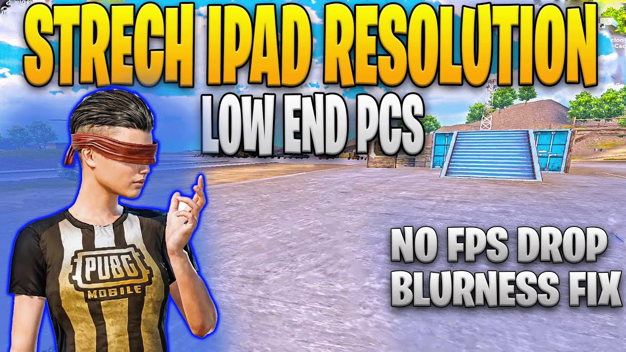 PUBG MOBILE BEST IPAD RESOLUTION FOR LOW END PC 😈😱 || ✅No Fps Drop + ✅Bigger View #pubg #pubgmobile