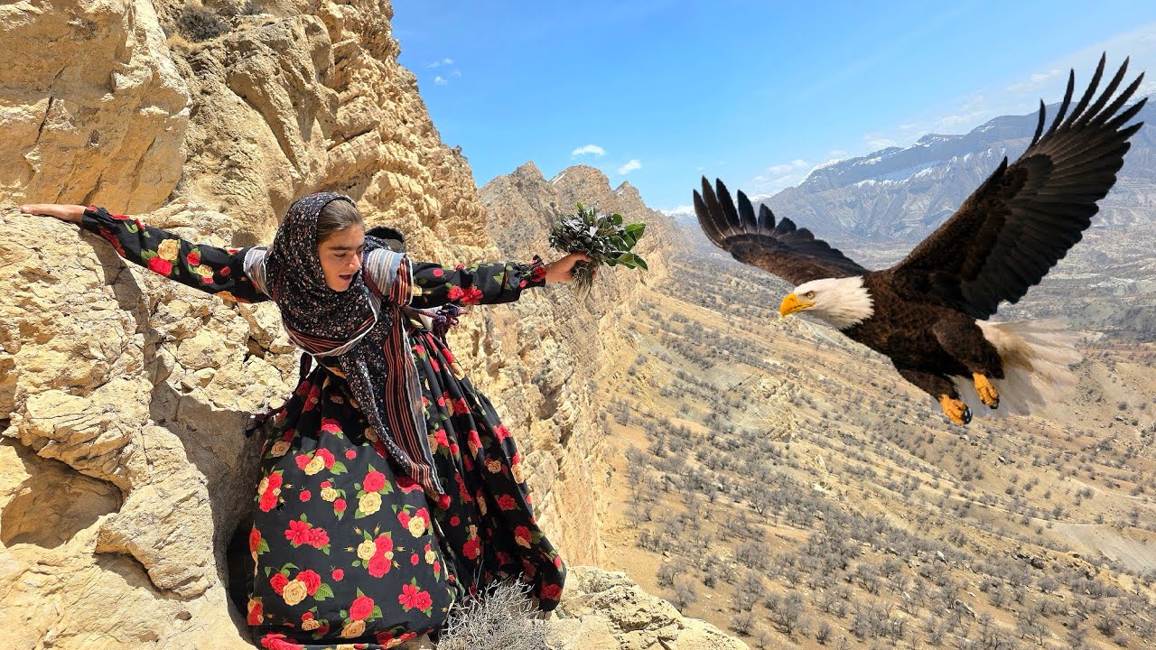 🌿⛰️ We Risked a Hard Mountain Trail in the Zagros Just to Pick This Wild Plant! 😳
