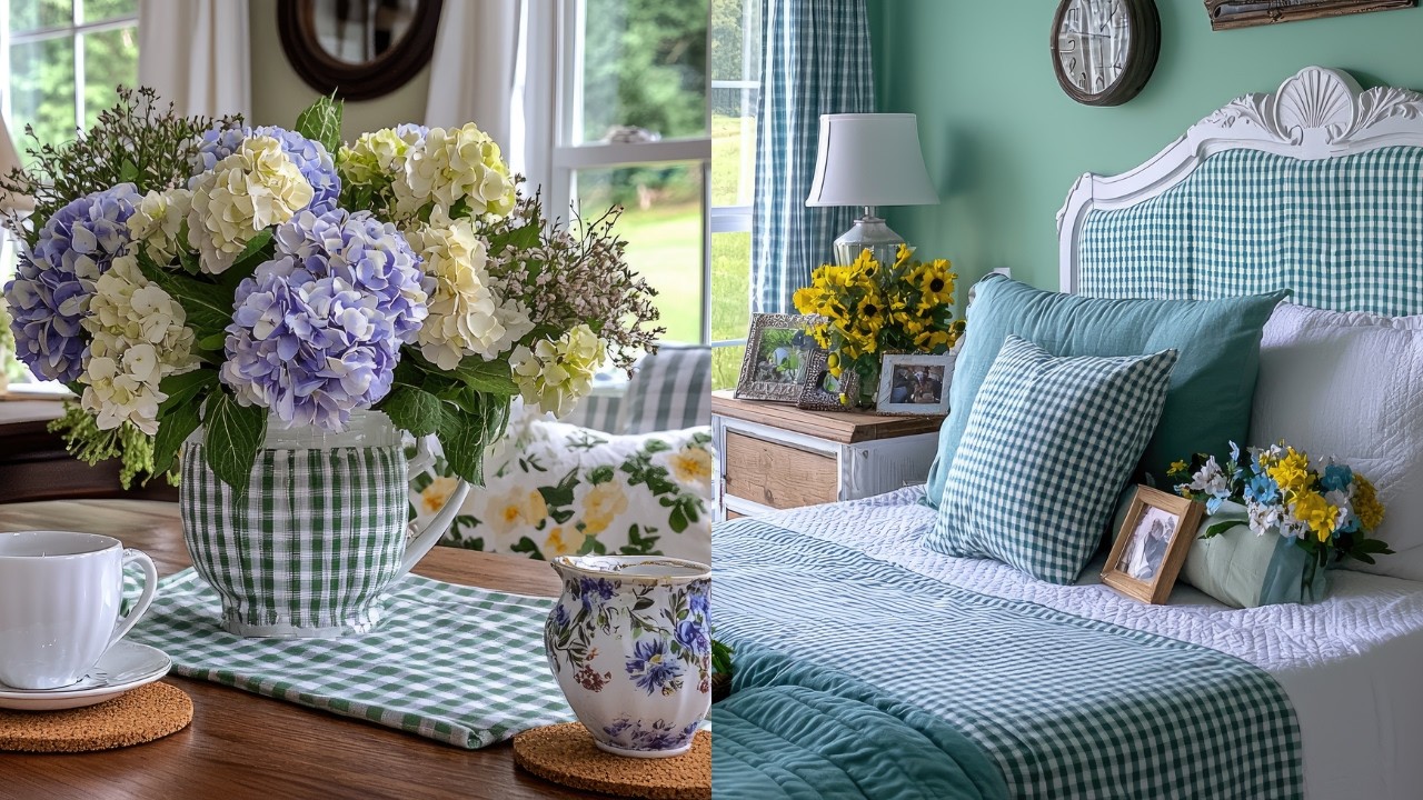 The ULTIMATE Gingham DIY Guide &ndash; Farmhouse Pillows, Curtains & More!