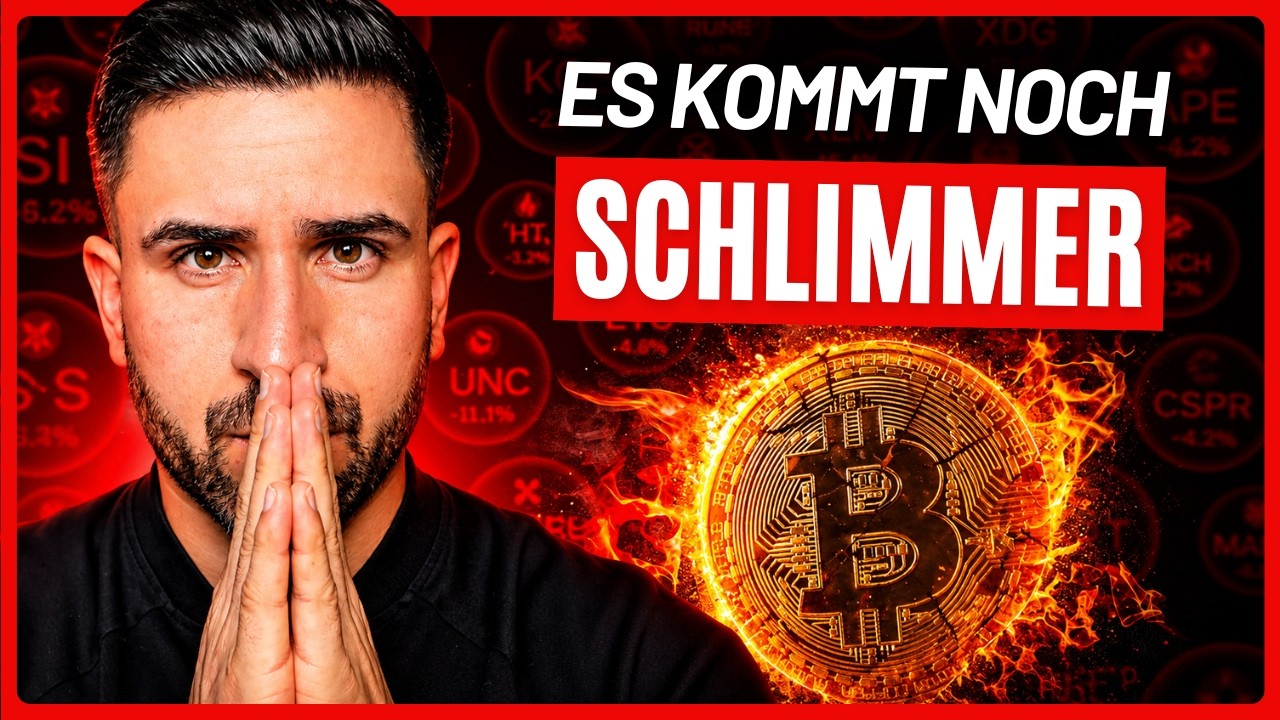 Bitcoins Crash war erst der Anfang? 🥶