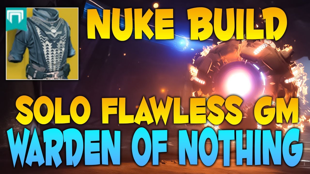 Solo Flawless Grandmaster Alert Warden of Nothing on Solar Warlock Build! Destiny 2 Renegades