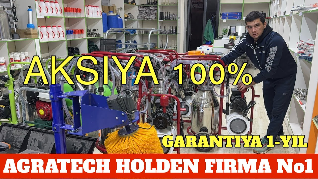 AGRA TECH HOLDEN CHORVA FERMER AKALARGA SOG'IN APARAT TUYOQ CHISALKA DAYENNIY ZAL VENTILATOR TRAKTOR