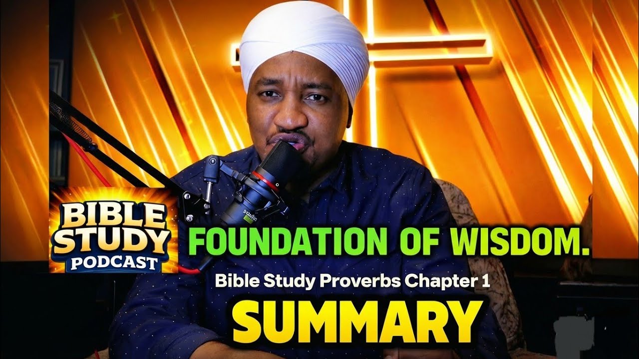 Wisdom cries out in the streets/Proverbs chapter 1/Summary/Bible Study Podcast