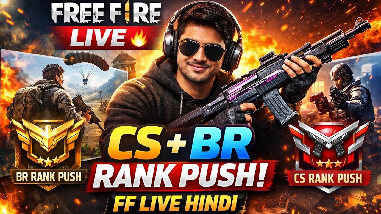 Free Fire Rank Push Live 🔥 CS Rank | BR Rank #freefire short #live #freefire live