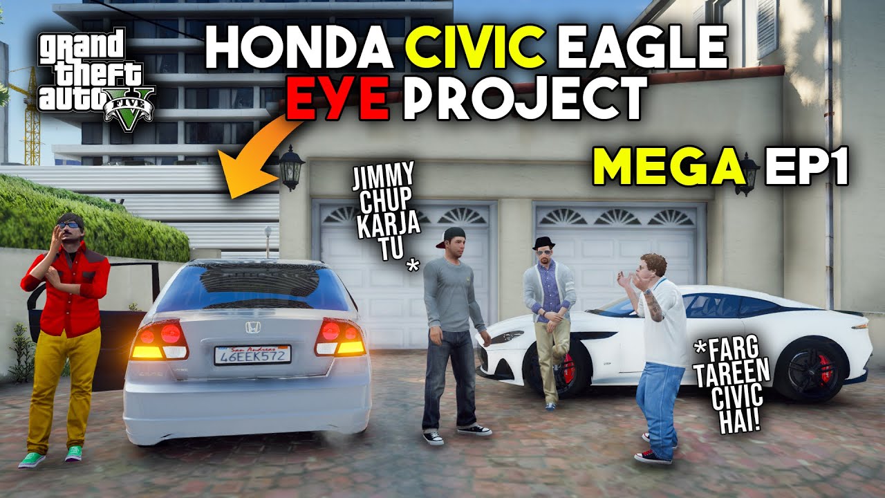 ALI BHAI'S NEW PROJECT HONDA CIVIC 2005 | RICH LIFE SERIES EP#25 | GTA 5 PAKISTAN