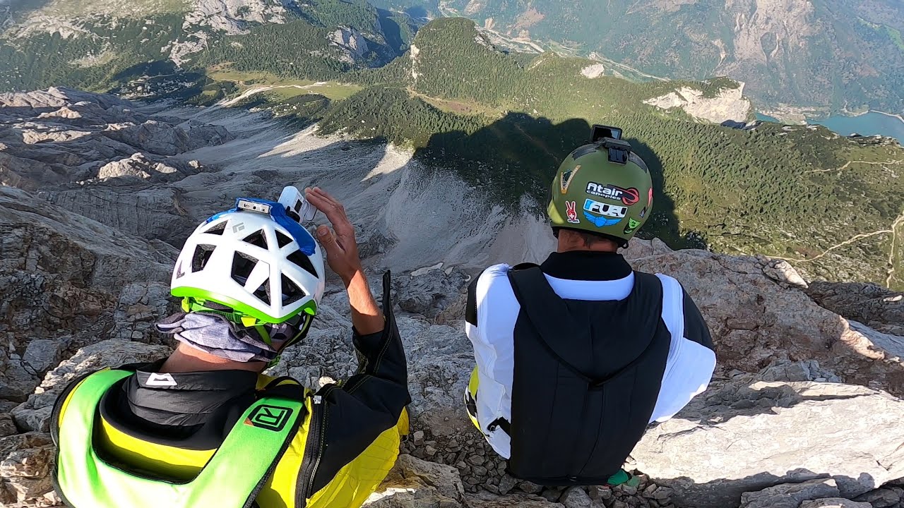 Monte Civetta Cima Su Alto Wingsuit Flight