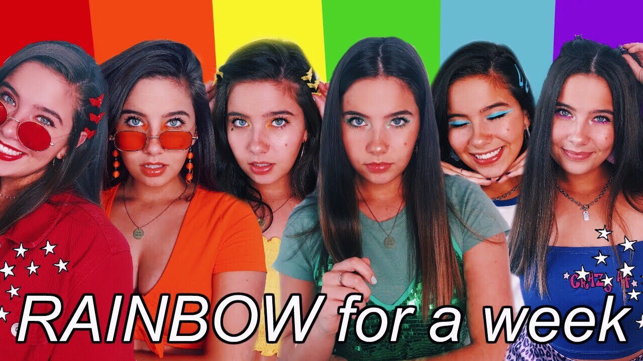 WEARING SOLID RAINBOW OUTFITS FOR A WEEK *gone wrong*