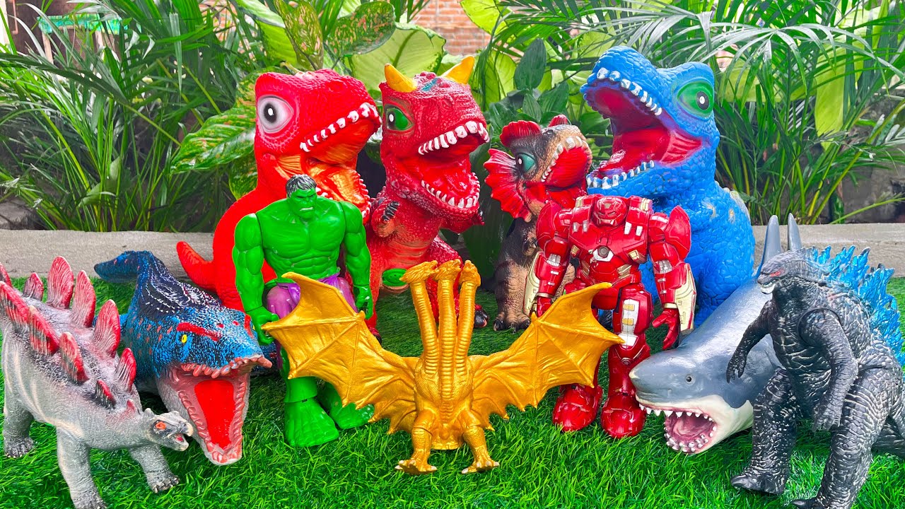 Dinosaurus Jurassic World Dominion: T-rex/ Brachiosaurus/ Skibidi/ Spider-Man/ KingKong/ KingGidorah