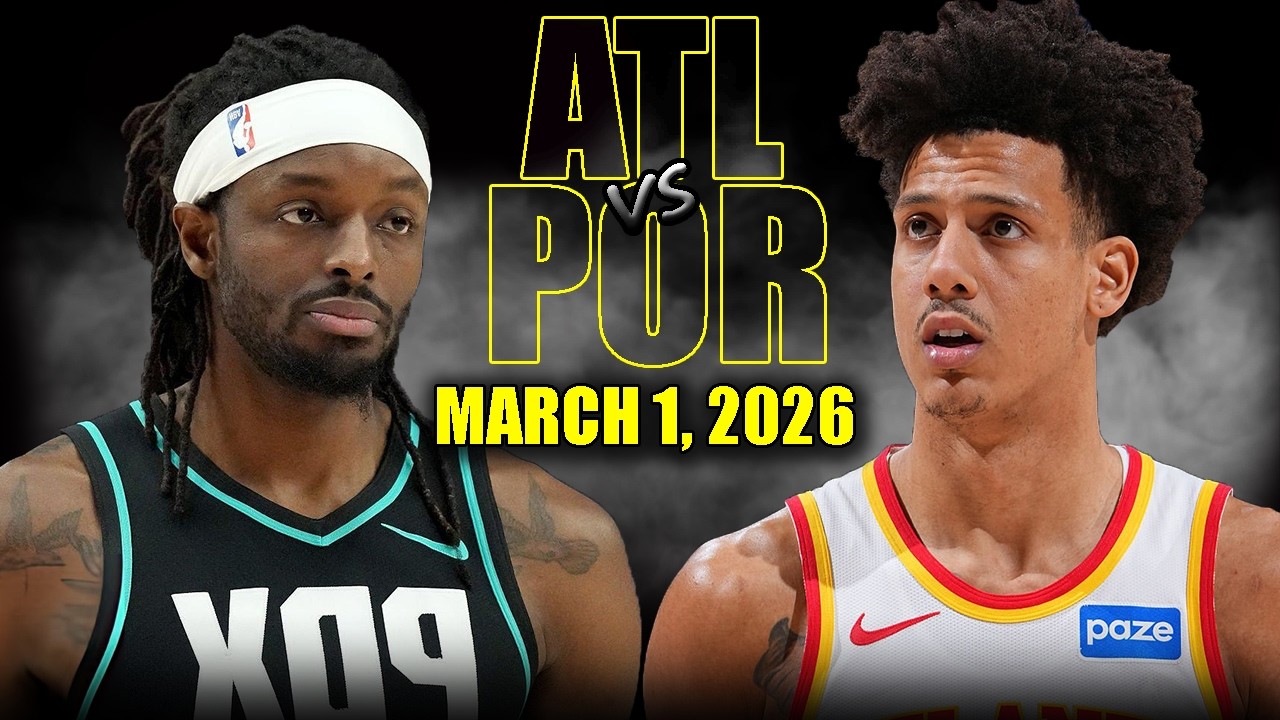 Portland Trail Blazers vs Atlanta Hawks Full Game Highlights – March 1, 2026 | NBA Season