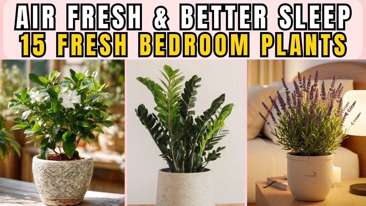 15 Bedroom Plants That Freshen Air Naturally (Better Than Artificial Fragrance) for Better Sleep