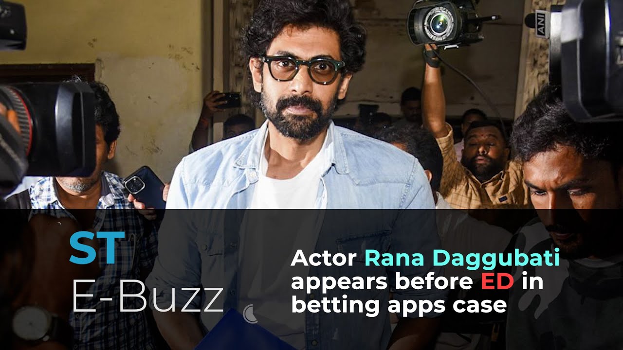 Actor Rana Daggubati appears before ED in betting apps case