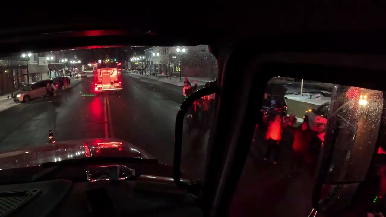 Firefighter POV | School Sports Team Win Parade