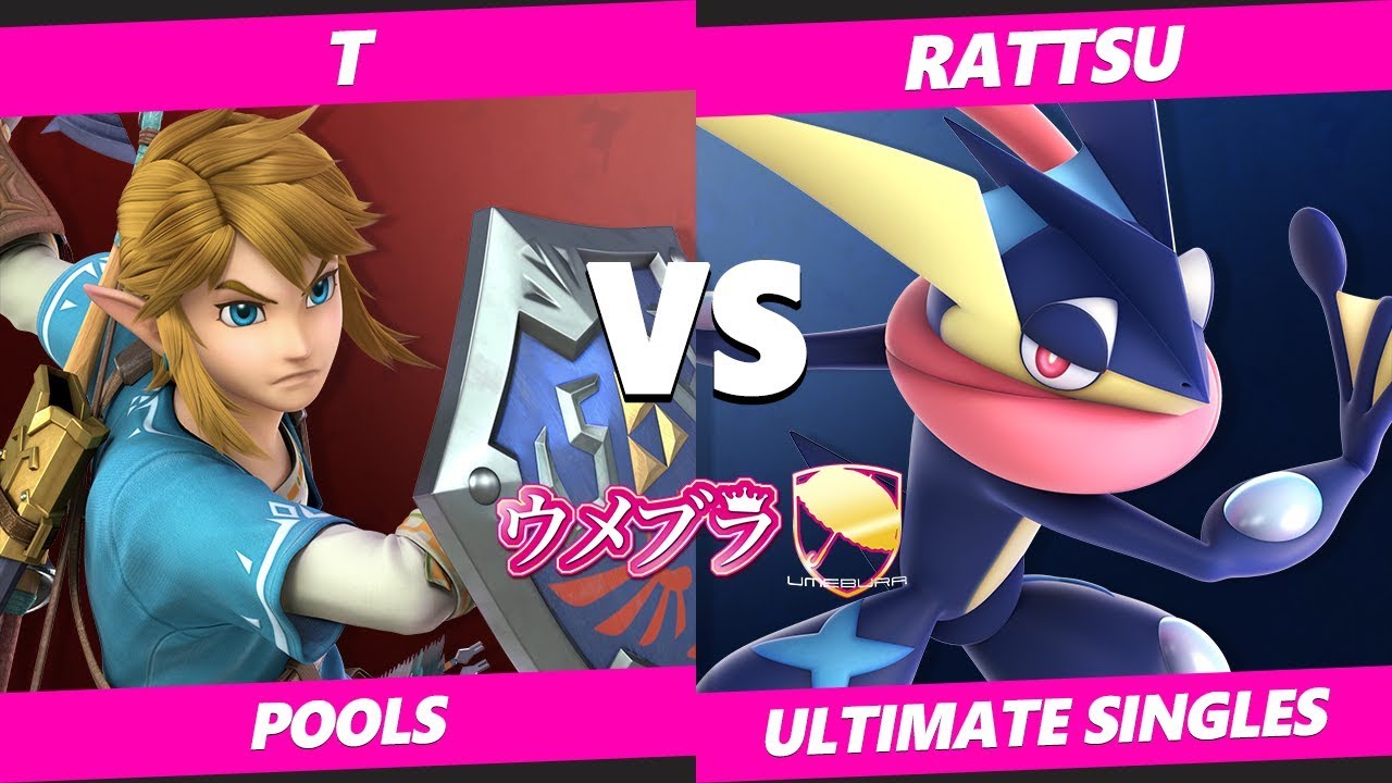 Umebura SP5 SSBU - GEKI | T (Link) Vs. Rattsu (Greninja) Smash Ultimate Tournament Pools