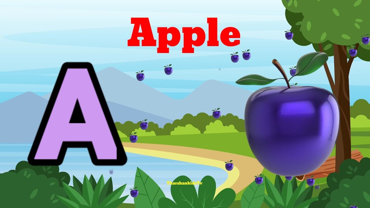 aforapple bforball cforcat dfordog phonic song alphabet song abcd song abc song tharshankidstv abcde