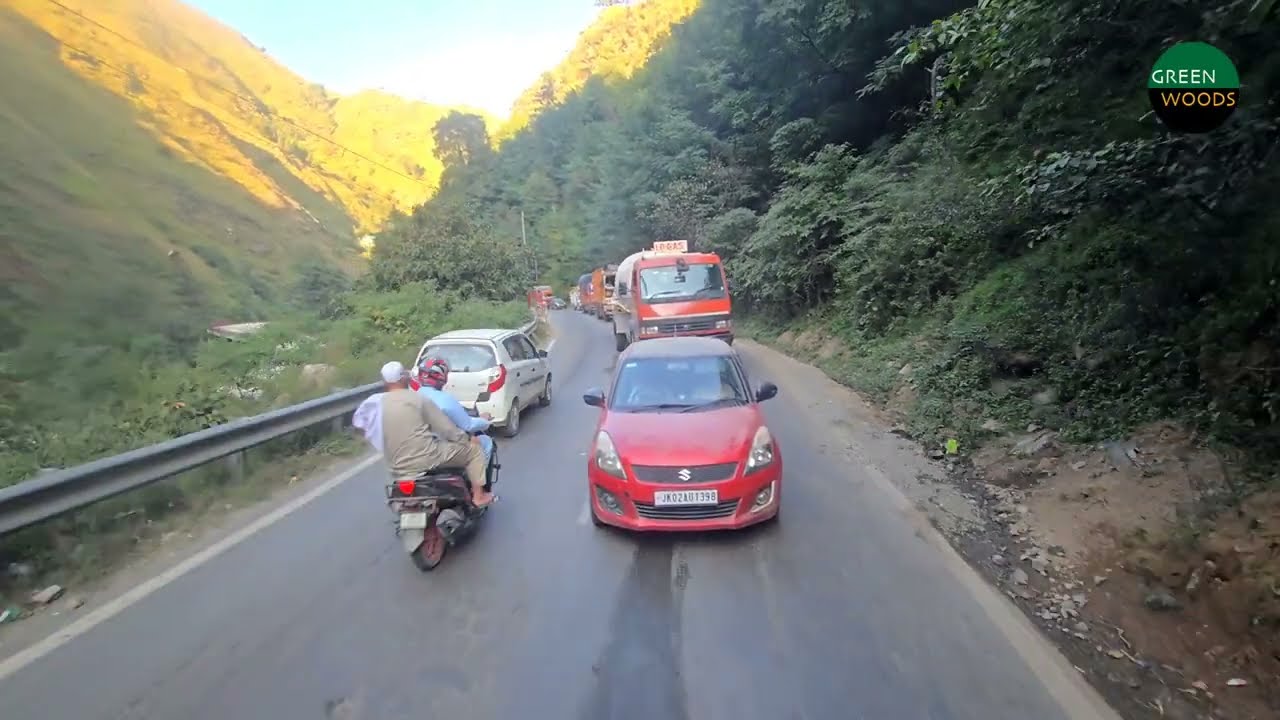 Banihal to Ramban Road | Jammu&ndash;Srinagar National Highway NH-44 Ramban Stretch Cafeteria Mode 