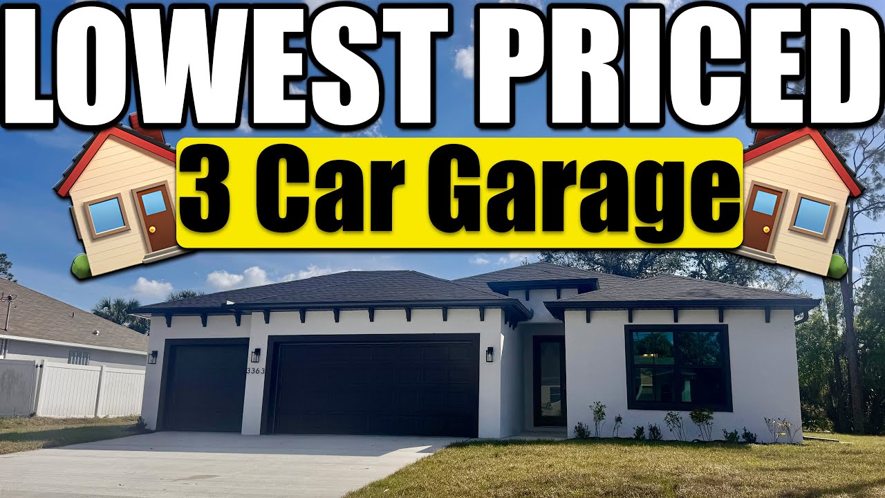 Lowest Priced 3 Car Garage New Construction House in North Port | OFF-MARKET