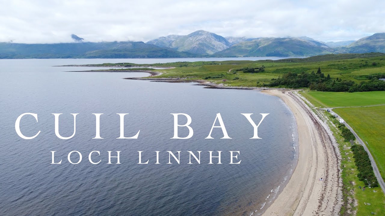Cuil Bay, Duror - Scottish Highlands (4K Drone Footage)