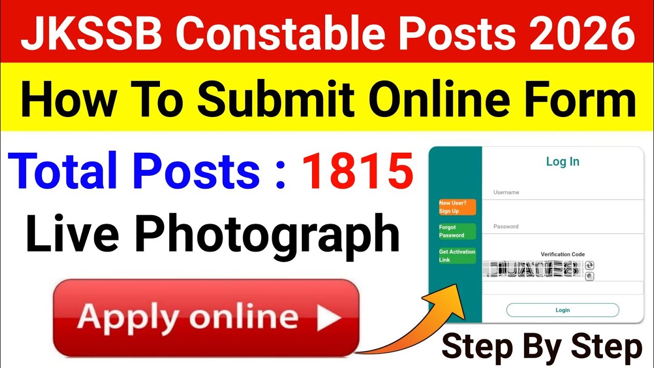 How To Submit JKSSB Constable Form Online | JKSSB Constable Form | How To Submit JKP Constable Form