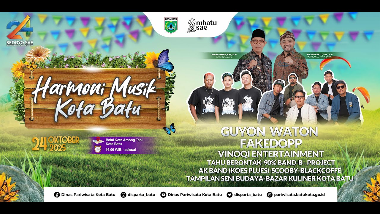 HARMONI MUSIK KOTA BATU  | HARI JADI KOTA BATU KE 24 TAHUN 2025
